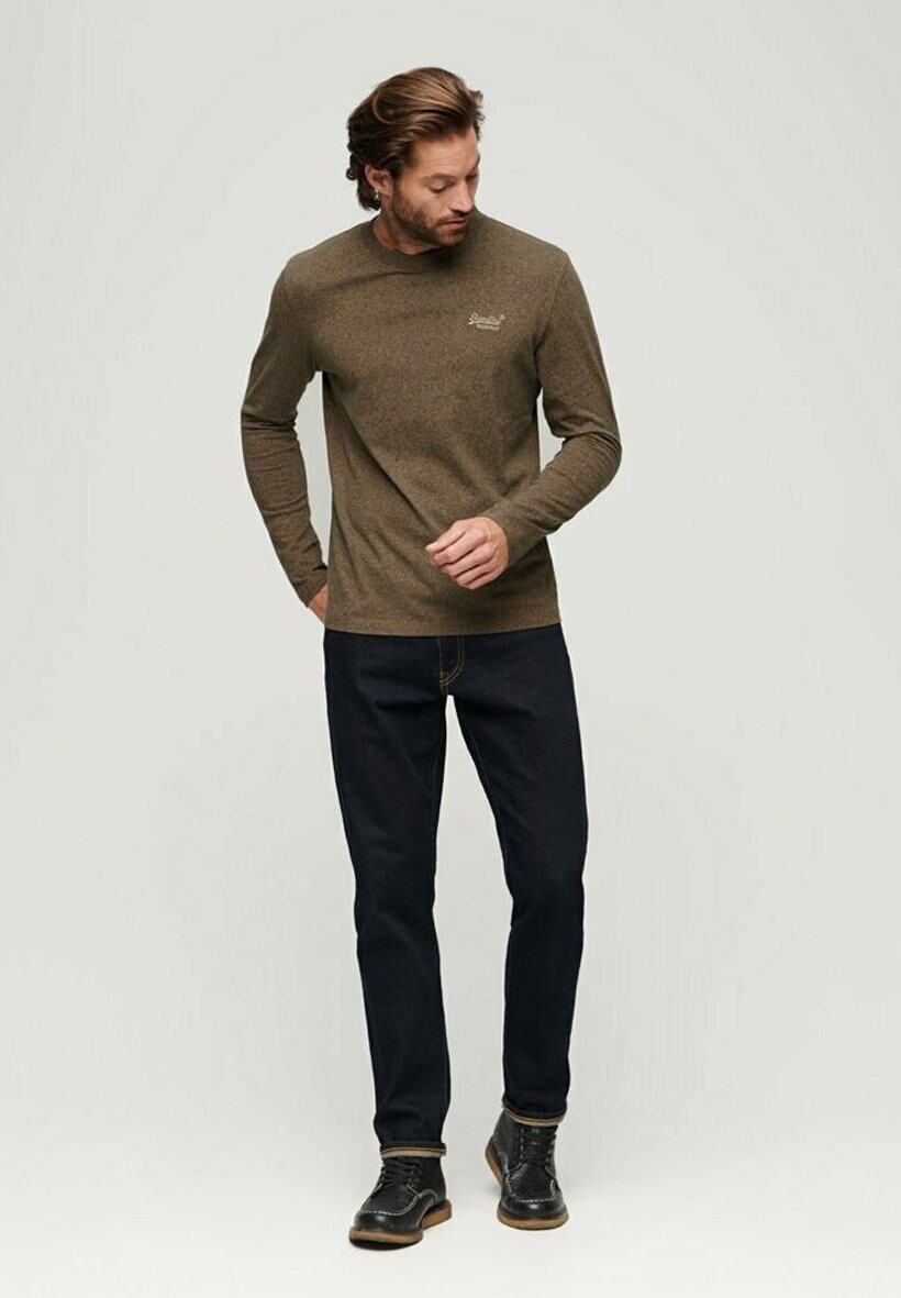 

Топ с длинными рукавами VINTAGE LOGO EMBROIDERED Superdry, цвет bronze brown grit