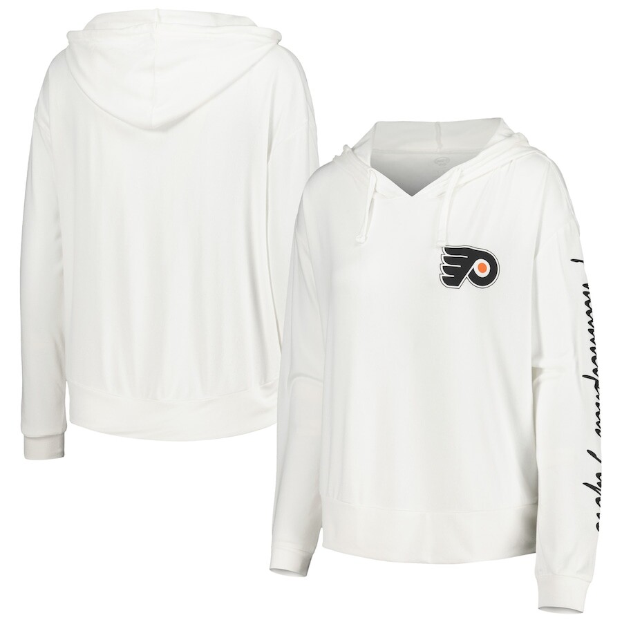 

Футболка с длинным рукавом Concepts Sport Philadelphia Flyers, белый