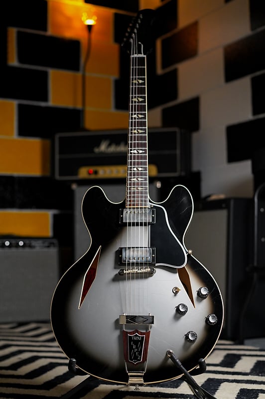 Электрогитара 2023 Gibson Custom '64 Trini Lopez Silverburst Murphy Lab Light Aged w/OHSC лопес а новый романс