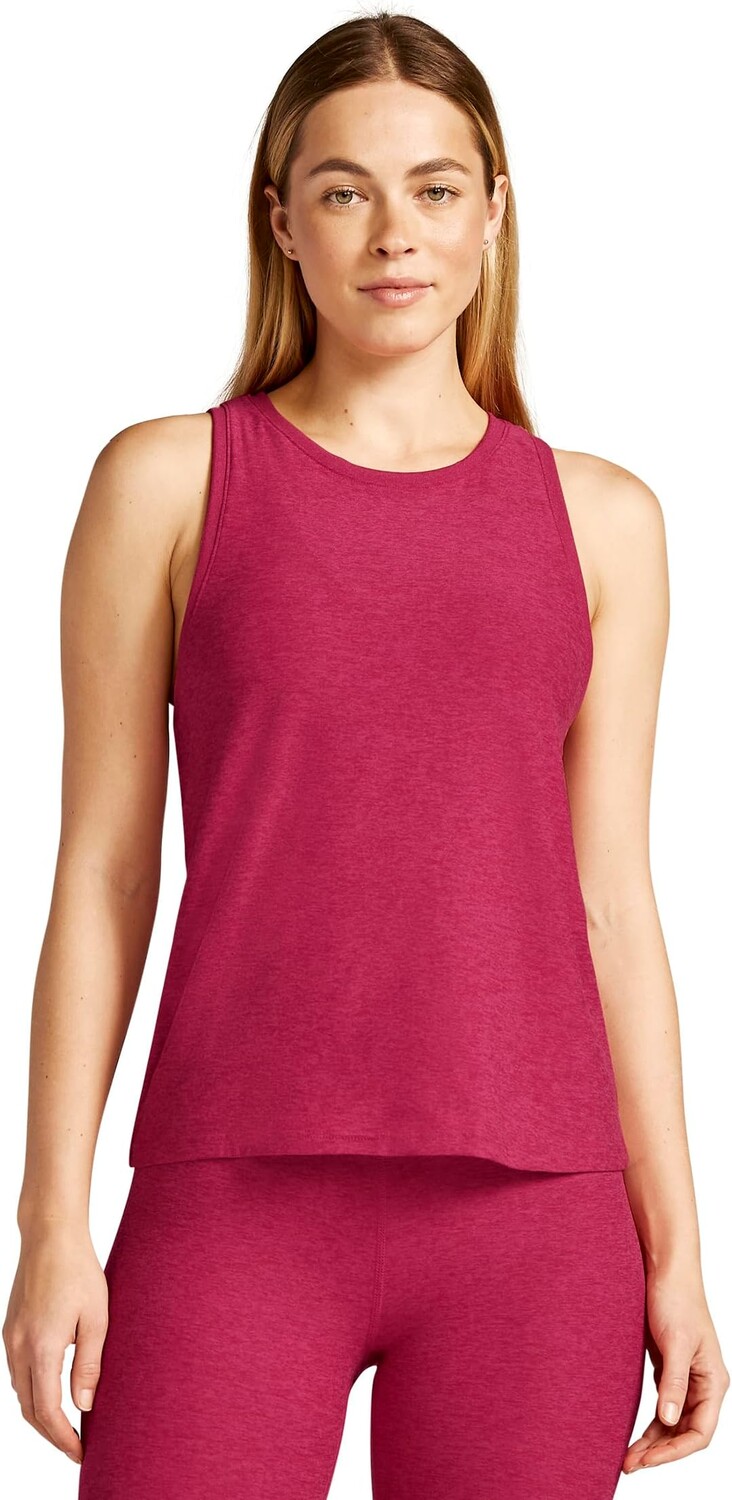 

Полулегкий танк для ребалансировки Beyond Yoga, цвет Cranberry Heather