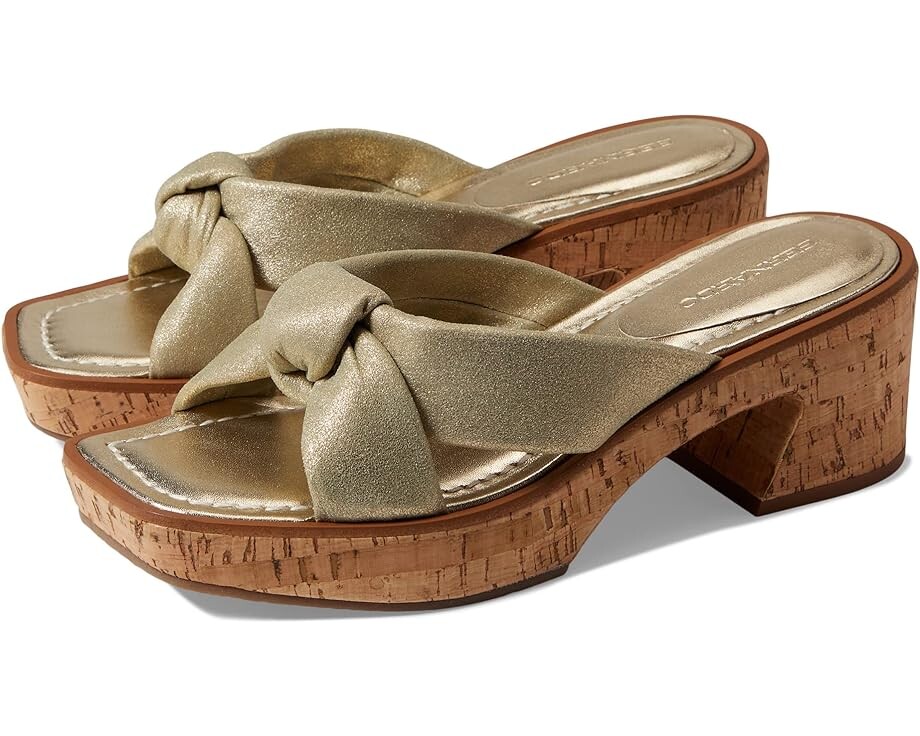 

Туфли Bernardo Jolie, цвет Champagne Metallic Suede