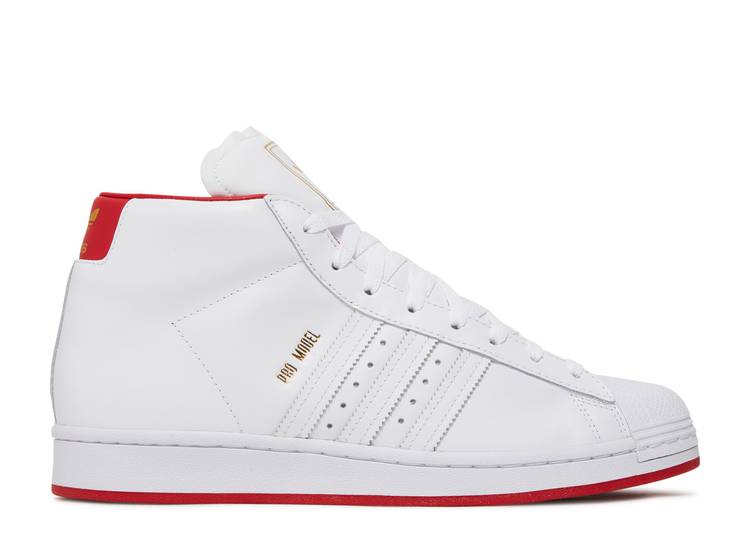 

Кроссовки Adidas PRO MODEL 'WHITE SCARLET', белый