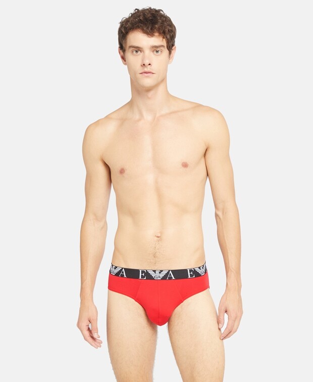 

Трусы, упаковка 3 шт. Emporio Armani, белый