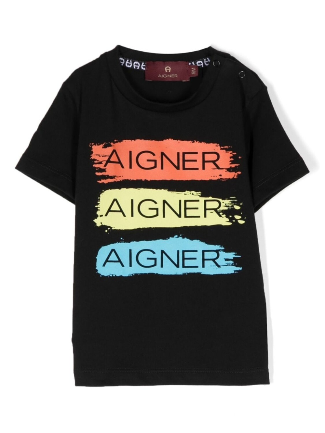 

Aigner Kids футболка с логотипом, черный