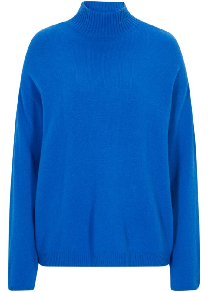 

Шерстяной свитер оверсайз с содержанием good cashmere standard Bpc Selection Premium, синий