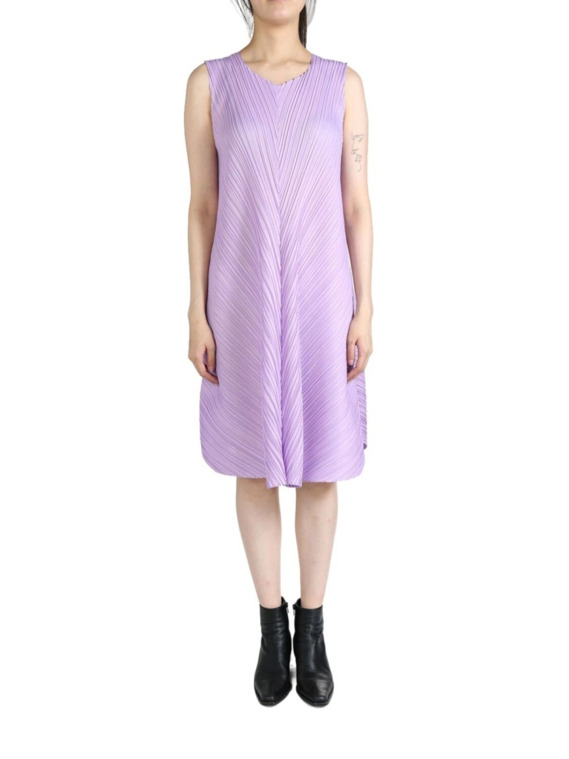 

Платье Mellow Pleats Pleats Please Issey Miyake, фиолетовый