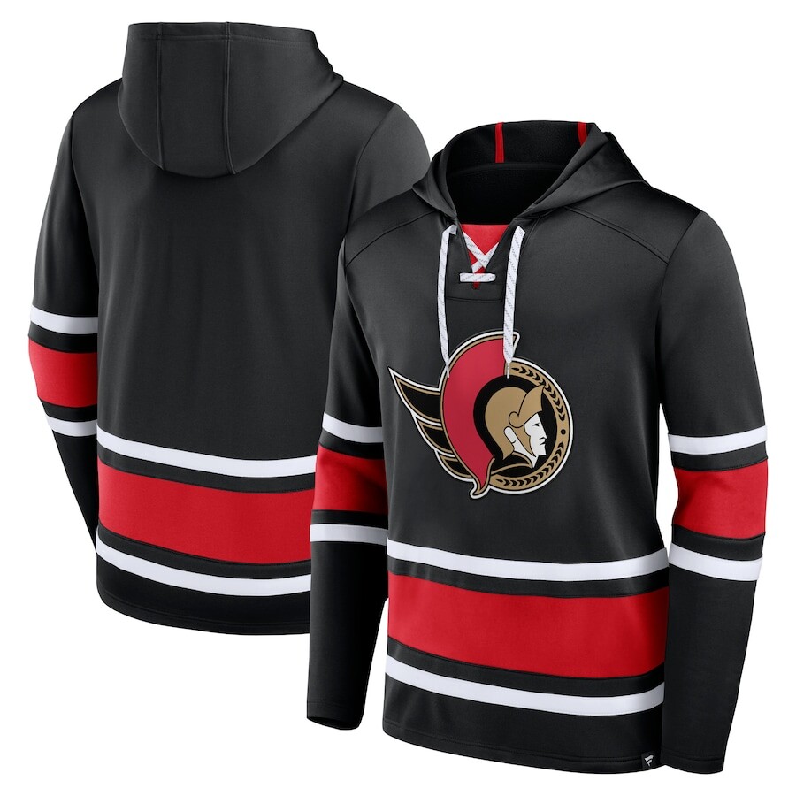 

Пуловер с капюшоном Fanatics Branded Ottawa Senators, черный