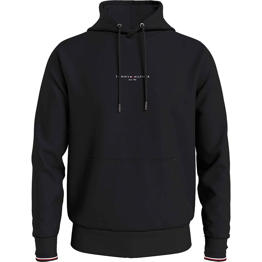 

Худи Tommy Hilfiger Logo Tipped, черный