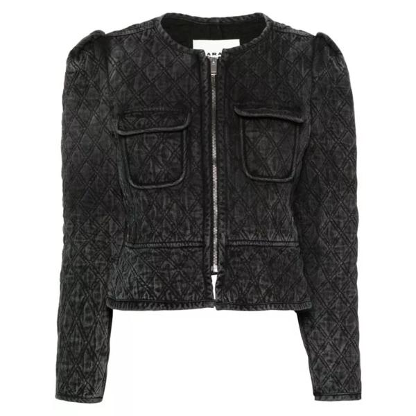 

Куртка deliona denim jacket Etoile Isabel Marant, черный