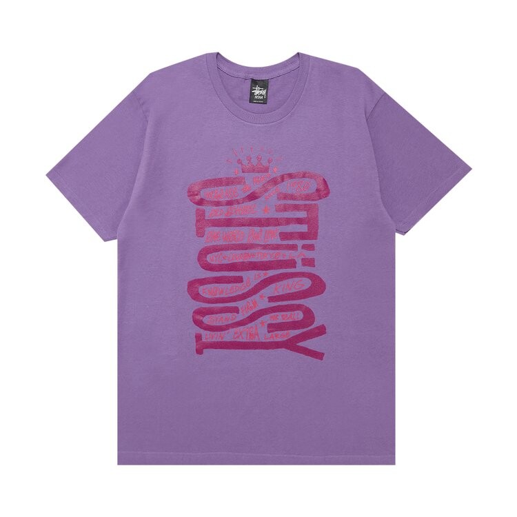 

Футболка Stussy Sideways 'Purple', фиолетовый