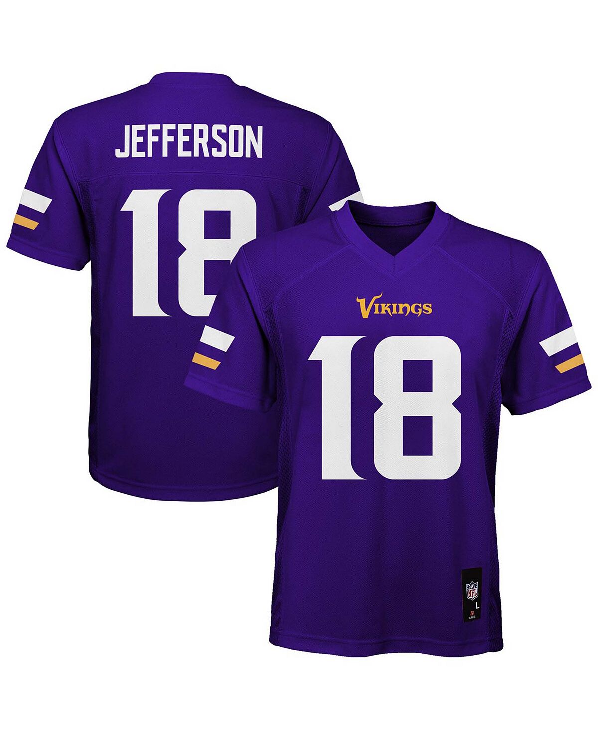 

Джерси игрока Big Boys Джастина Джефферсона Purple Minnesota Vikings Nike