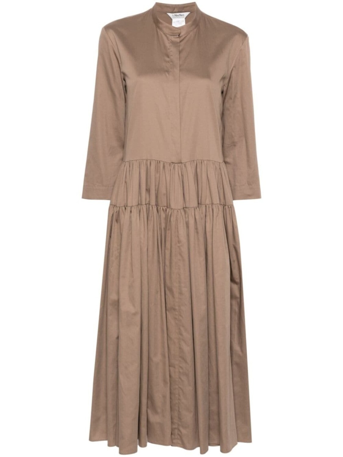 

Ярусное платье миди Elena 'S Max Mara, коричневый