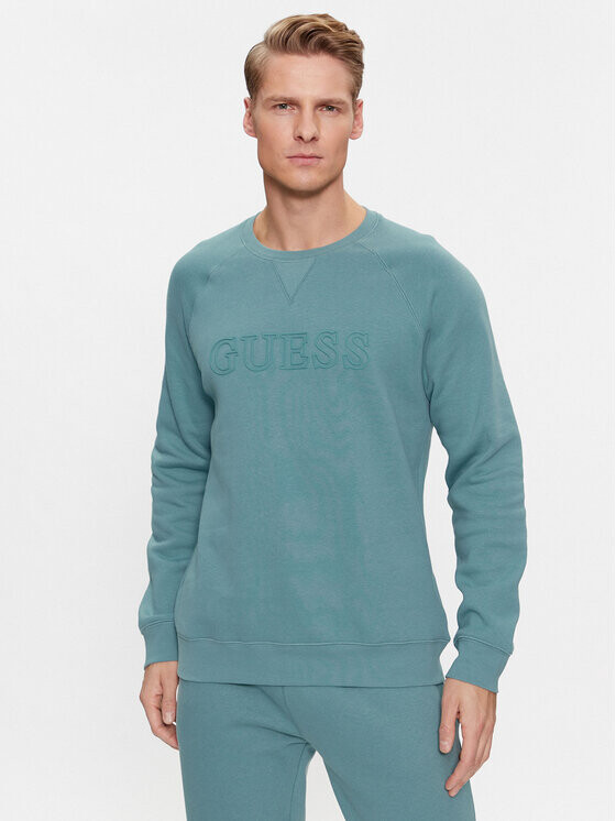 

Толстовка обычного кроя Guess, бирюзовый