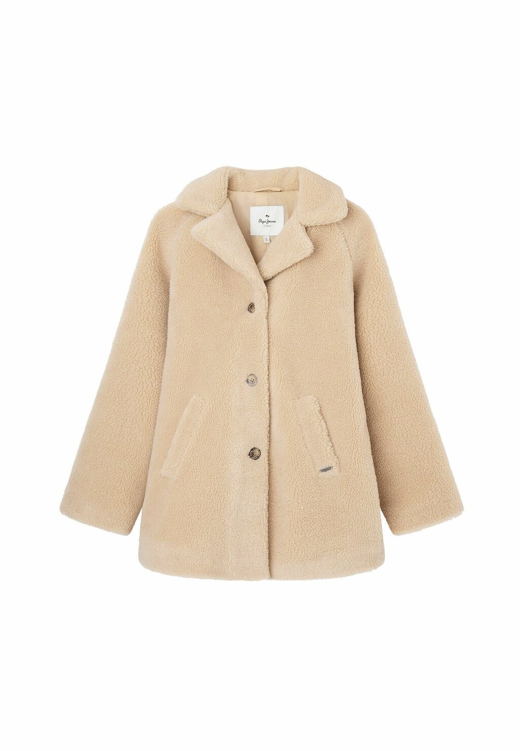 

Зимнее пальто Solange Pepe Jeans, цвет natural beige