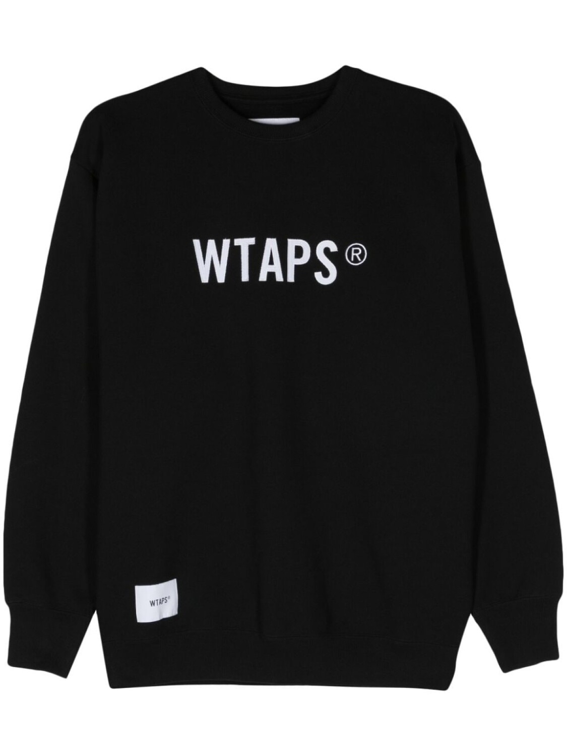 

WTAPS толстовка с вышитым логотипом, черный