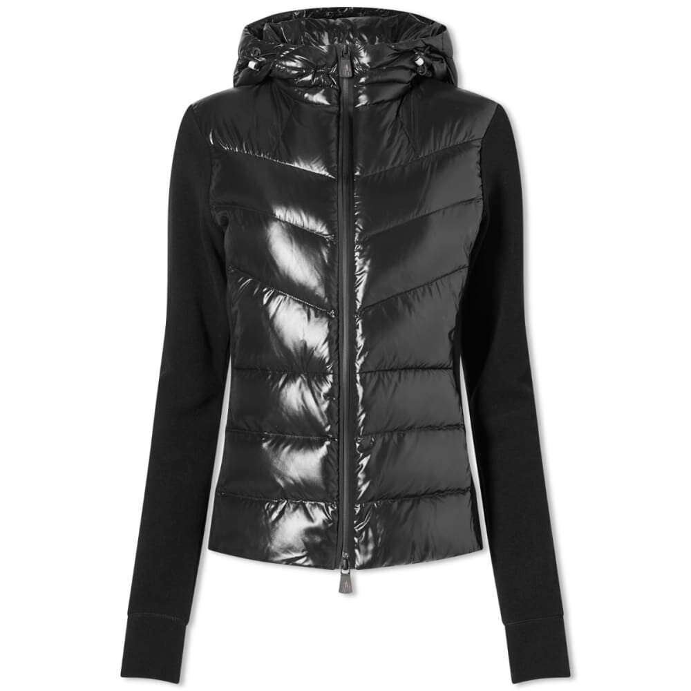 

Moncler Grenoble Утепленный кардиган на молнии, черный
