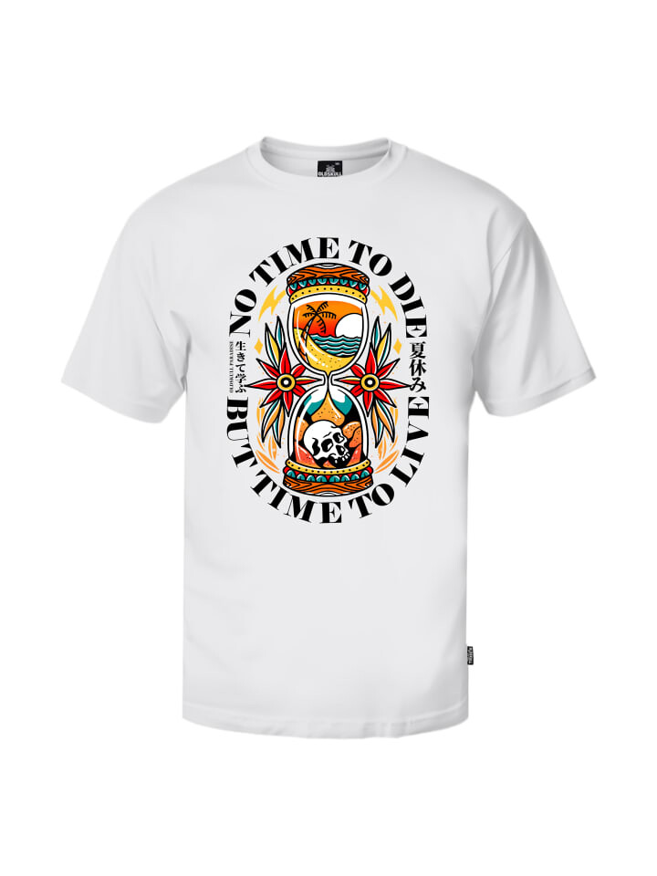 

Футболка OLDSKULL Wrldvibe Time To Live Skull Graphic, белый
