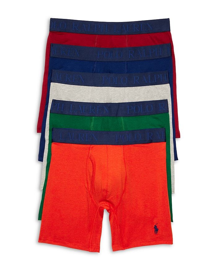 

Трусы-боксеры Polo Ralph Lauren 4D Flex Cooling, 5 шт, мультиколор