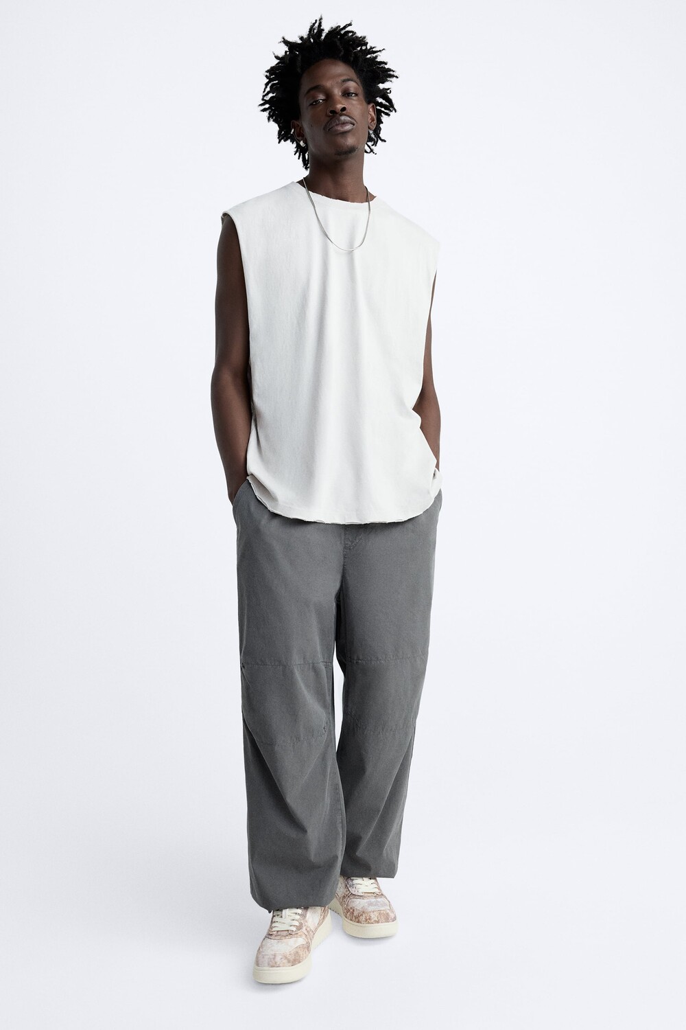 

Джинсовые кроссовки Zara, разноцветный