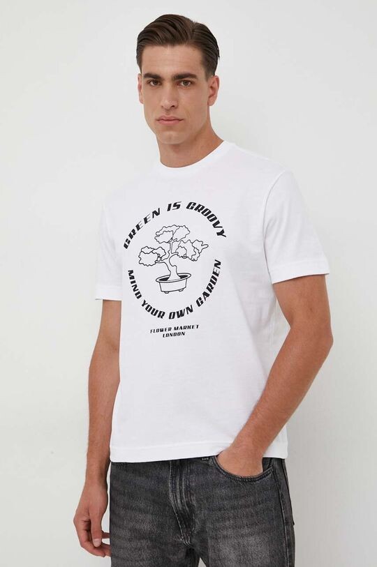 

Хлопковая футболка United Colors of Benetton, белый