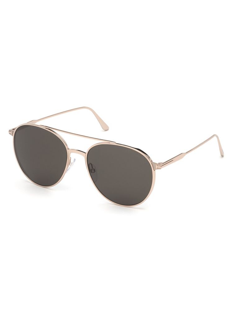 

Солнцезащитные очки-авиаторы Tomasso 58MM Tom Ford, цвет Rose Gold