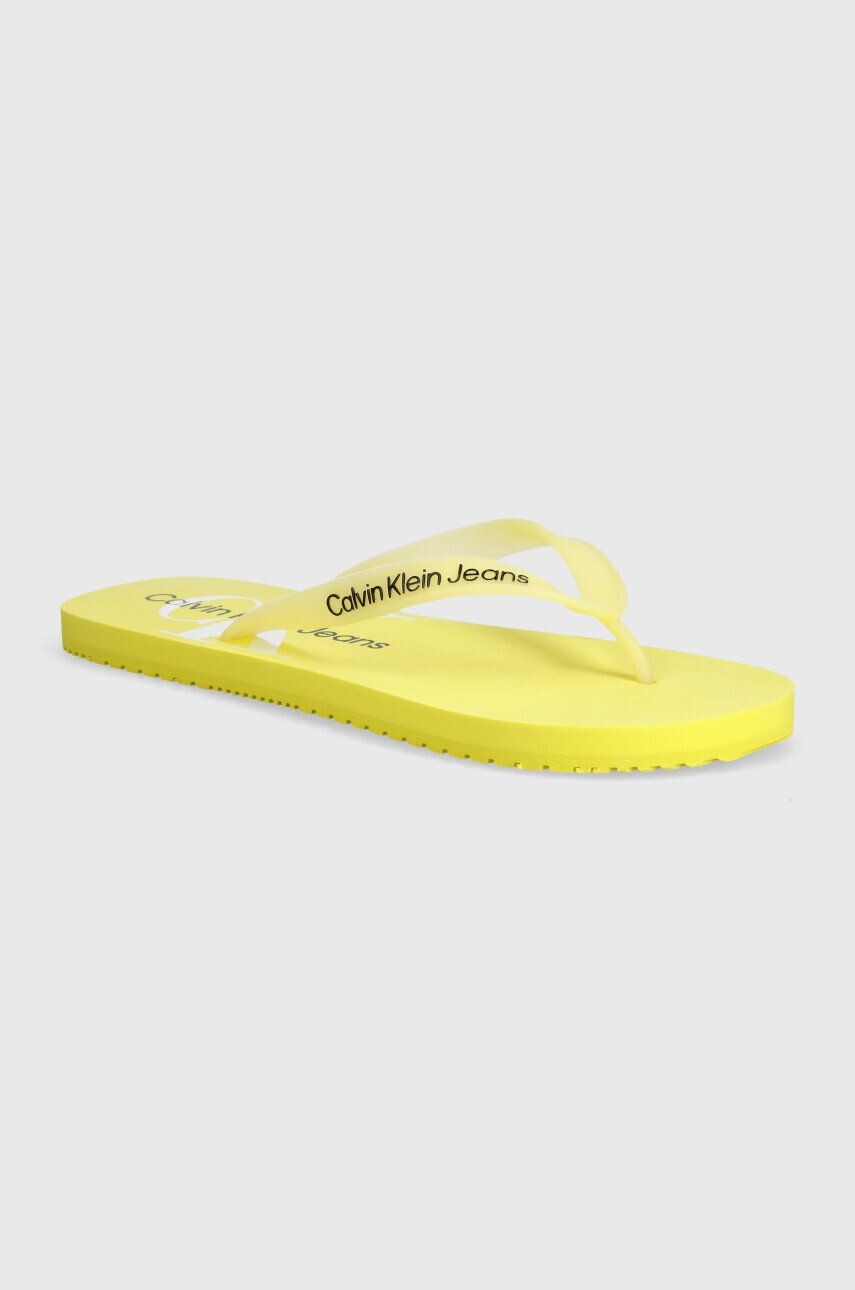 

Шлепанцы Calvin Klein Jeans BEACH SANDAL MONOGRAM TPU, желтый
