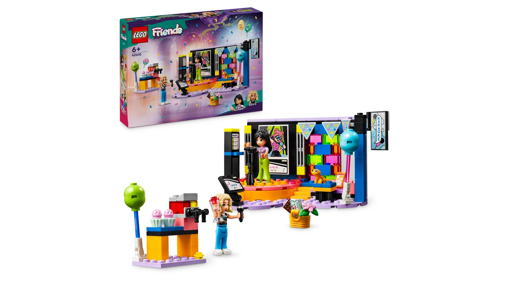 Lego Friends Музыкальная игрушка для караоке-вечеринки для девочек и мальчиков lego friends осенний хлев для телят фермерская игрушка с животными