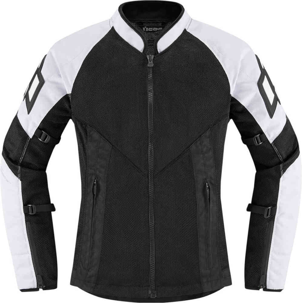 цена Женская мотоциклетная текстильная куртка Mesh AF 2023 Icon, черно-белый