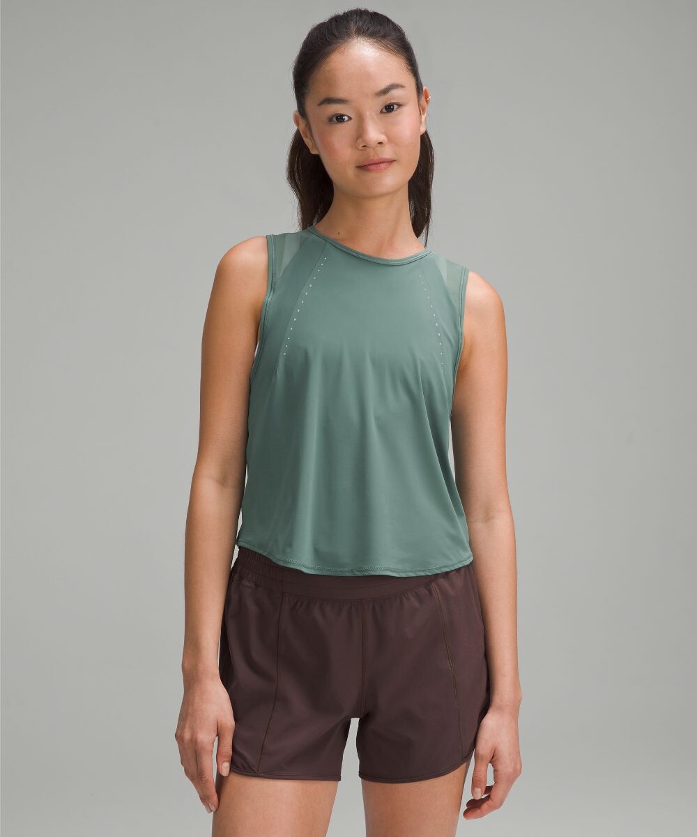 

Укороченная майка Sculpt Lululemon, зеленый
