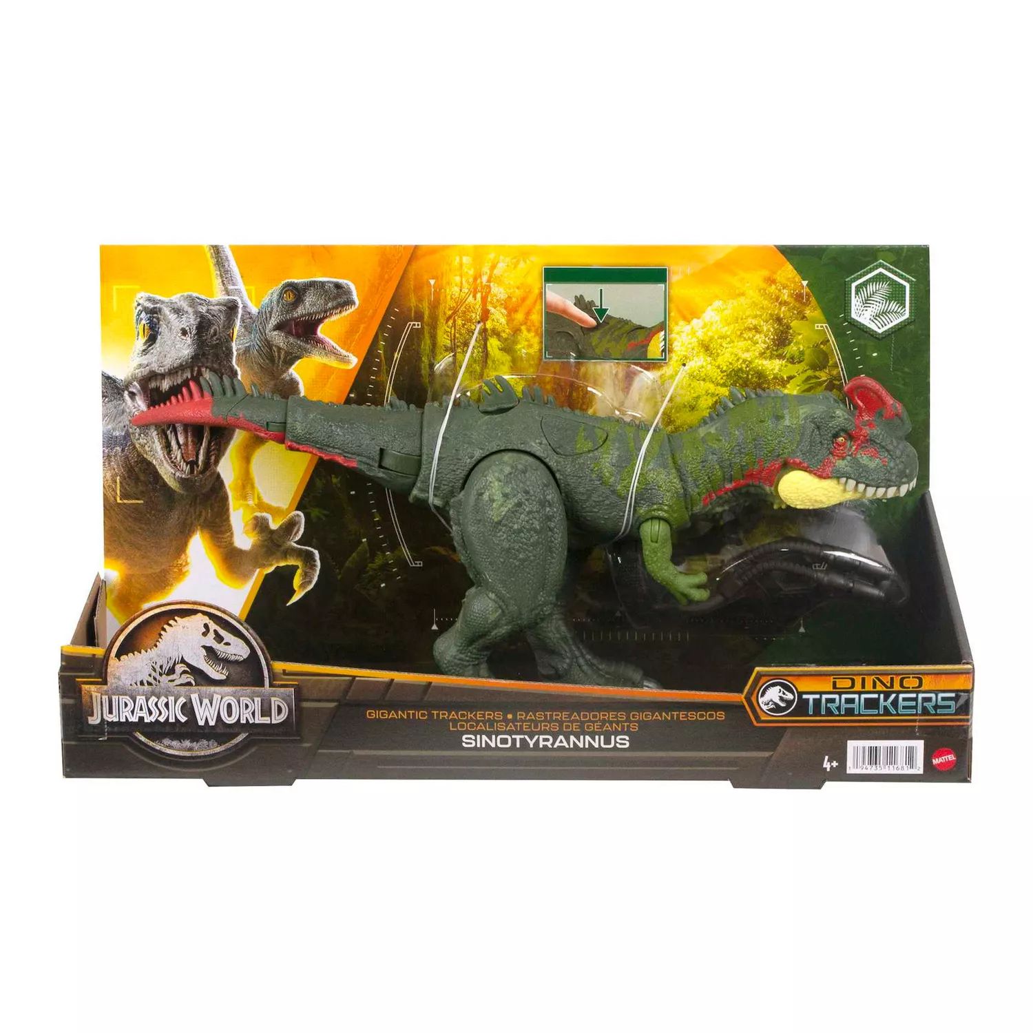 Mattel Jurassic World Dominion Гигантские трекеры Sinotyrannus  Игрушка-динозавр Mattel – заказать из-за границы с доставкой в  «CDEK.Shopping»