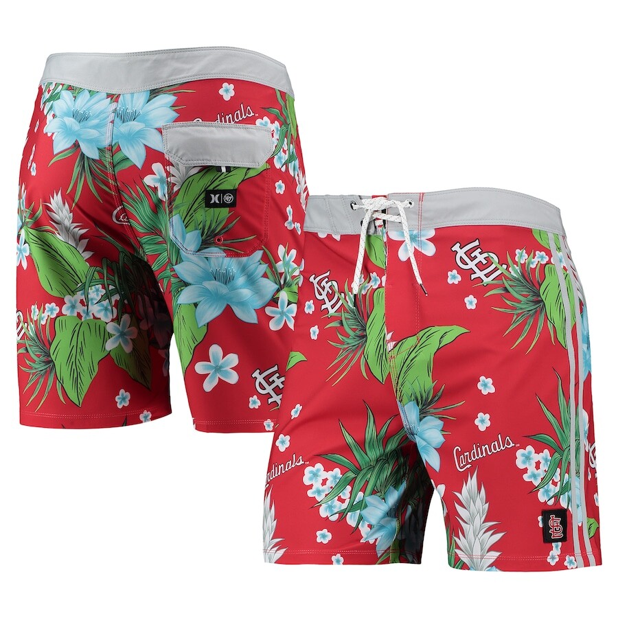 

Пляжные шорты Hurley x '47 St Louis Cardinals, красный