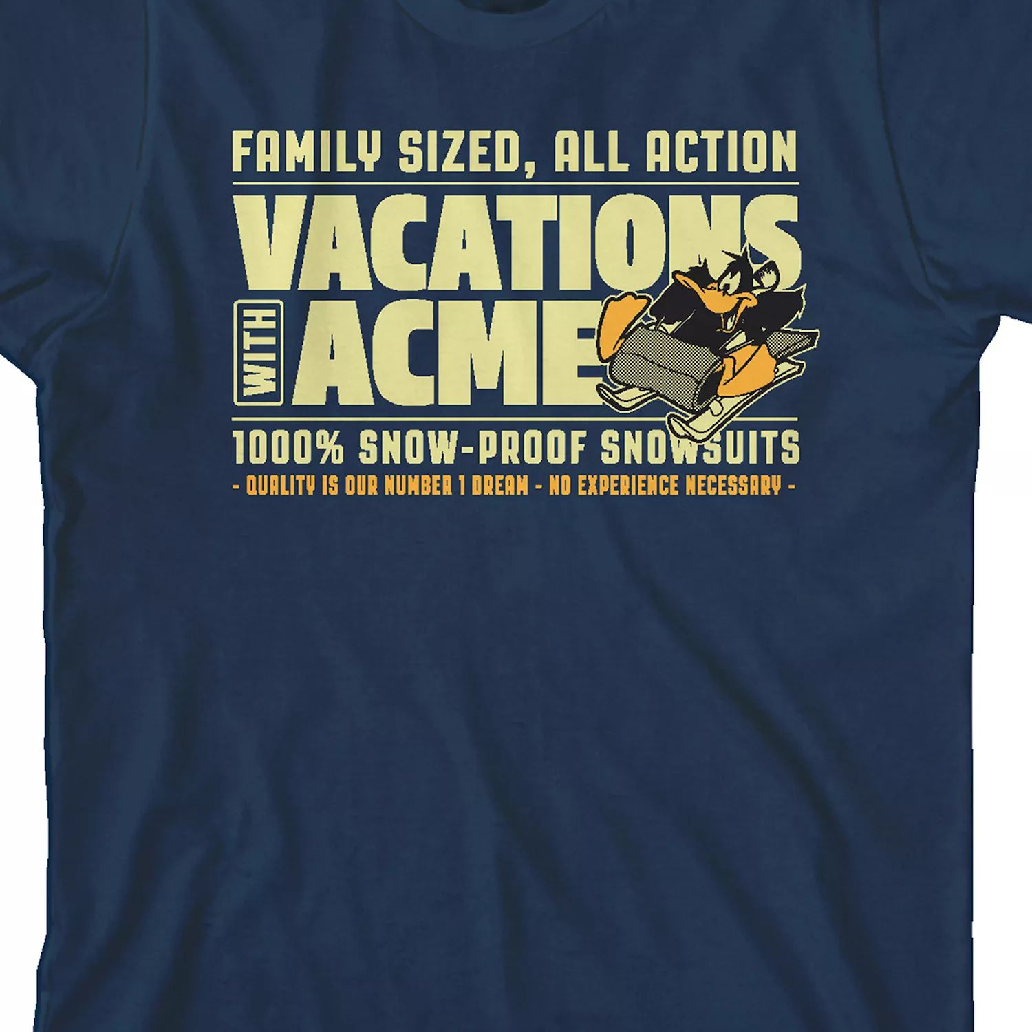 vacations Футболка с рисунком Looney Tunes Vacations для мальчиков 8–20 лет Licensed Character