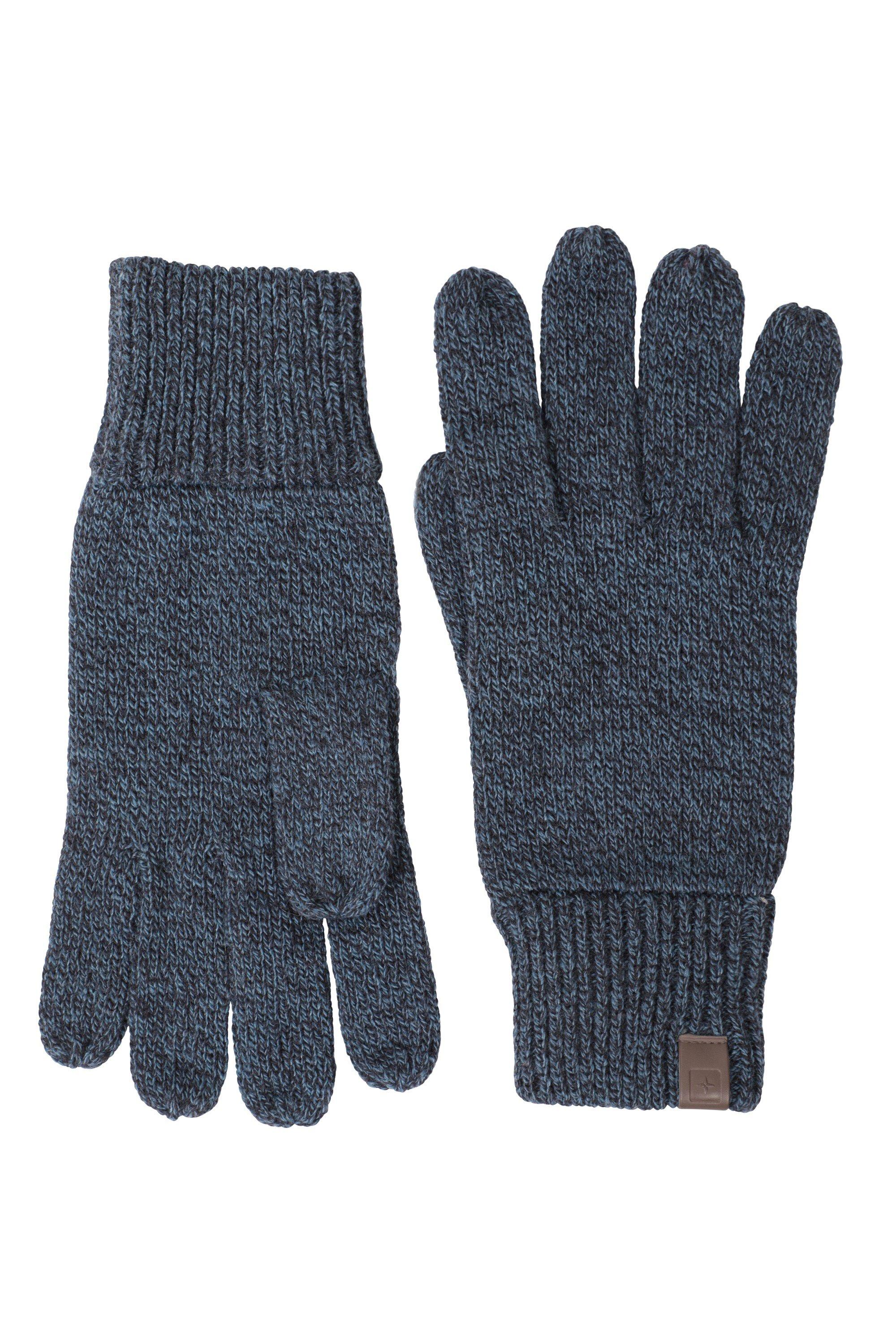 Вязаные перчатки с компасом, теплые зимние перчатки на каждый день Mountain Warehouse, синий единорог перчатка трикотажные зимние теплые мягкие перчатки mountain warehouse фиолетовый
