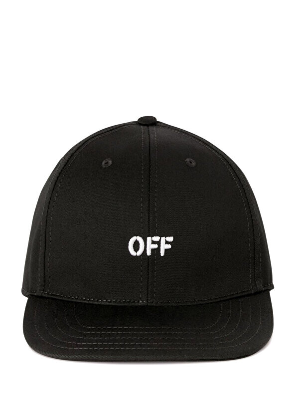 

Черно-белая мужская шляпа с вышитым логотипом Off-White