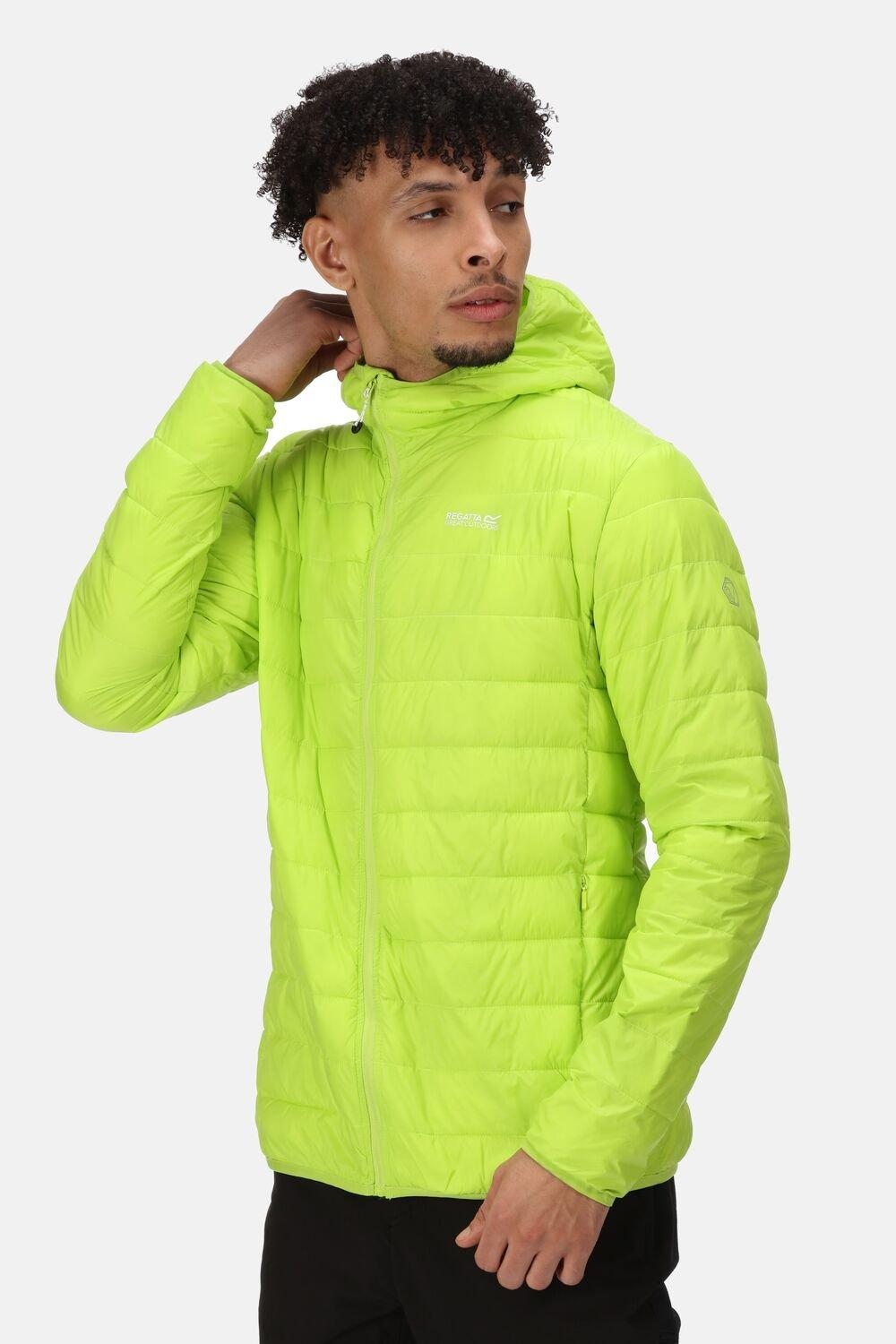 Водоотталкивающая куртка с капюшоном Hillpack Regatta, зеленый зимняя мужская теплая куртка легкая мужская парка пальто стеганая куртка мужская уличная одежда с капюшоном