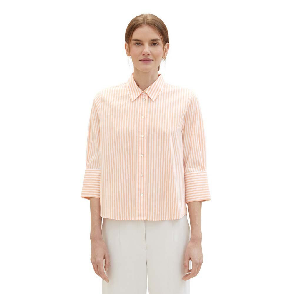 

Блуза Tom Tailor Striped, бежевый