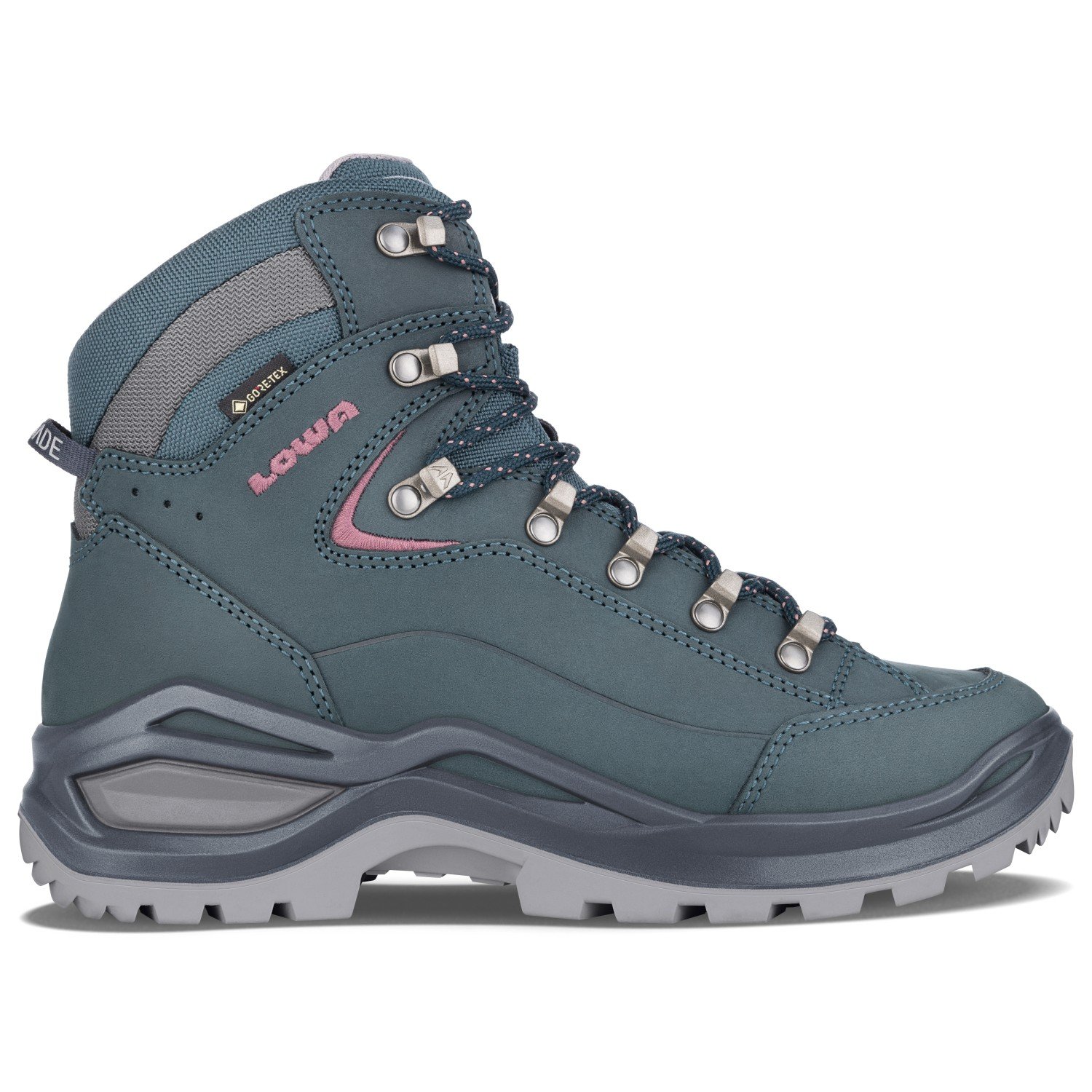 

Ботинки для прогулки Lowa Women's Renegade Evo GTX Mid, цвет Steel Blue/Dusky Pink