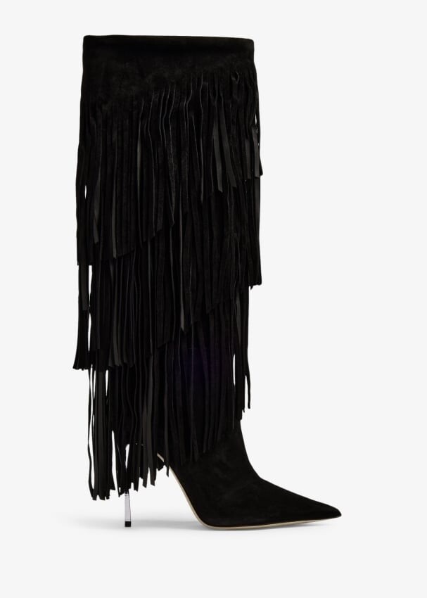 

Ботинки Casadei Cassidy Nomad, черный