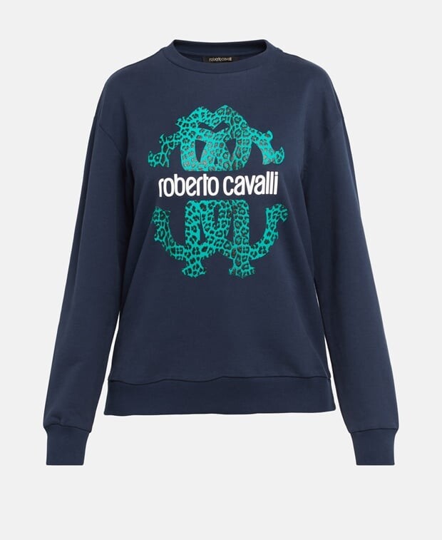

Толстовка Roberto Cavalli, темно-синий
