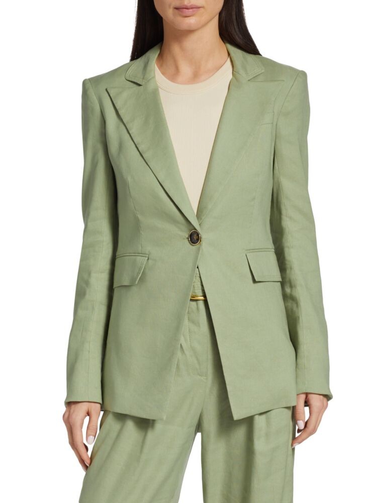 

Льняная куртка Sedgwick Dickey Veronica Beard, цвет Washed Sage