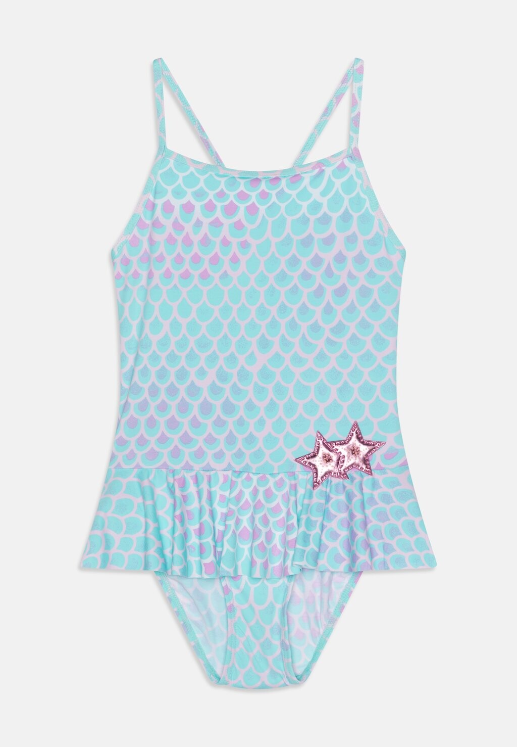 

Купальник Swimsuit Mermaid With Flounce Lindex, цвет light turquoise