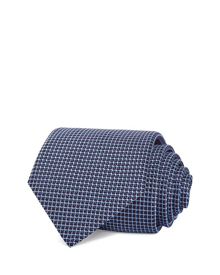 

Шелковый классический галстук в мелкую клетку Zegna