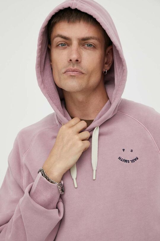 

Хлопковая толстовка PS Paul Smith, розовый
