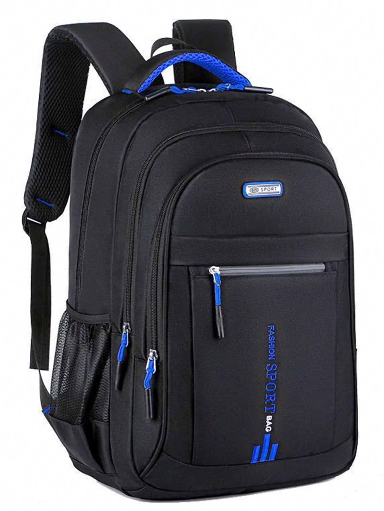 Рюкзак для выездного рабочего багажа, синий мужской кожаный дорожный рюкзак 9240 блек