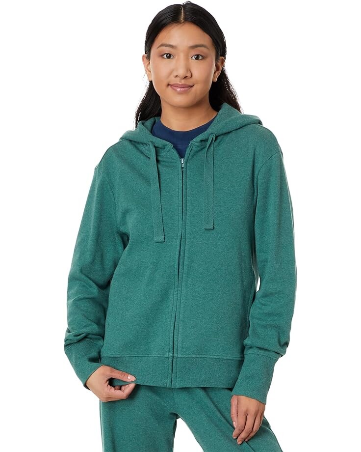 

Худи PACT Airplane Zip, цвет Dark Forest Heather
