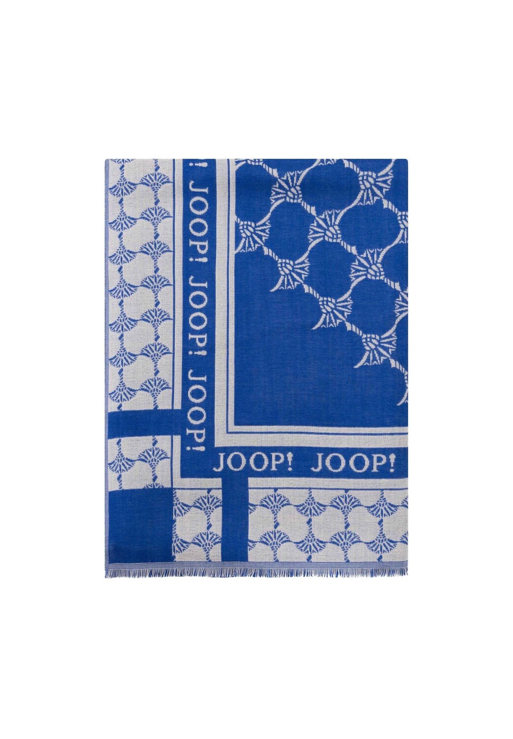 

Шарф женский - тканый шарф, василек, логотип, жаккард, биколор JOOP!, цвет Blau Medium Blue One Size