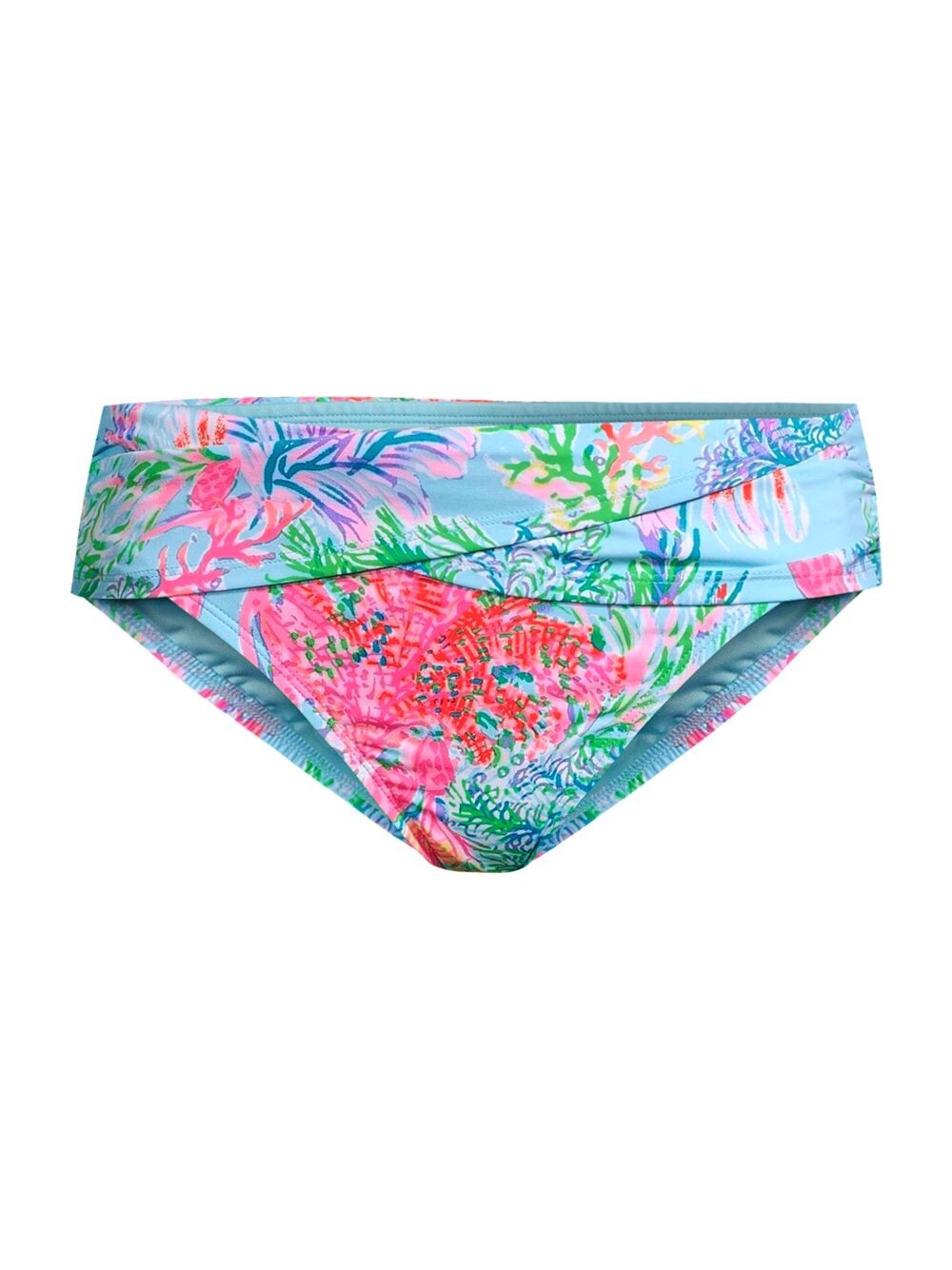 

Плавки бикини Lagoon Sarong с заниженной талией Lilly Pulitzer, синий