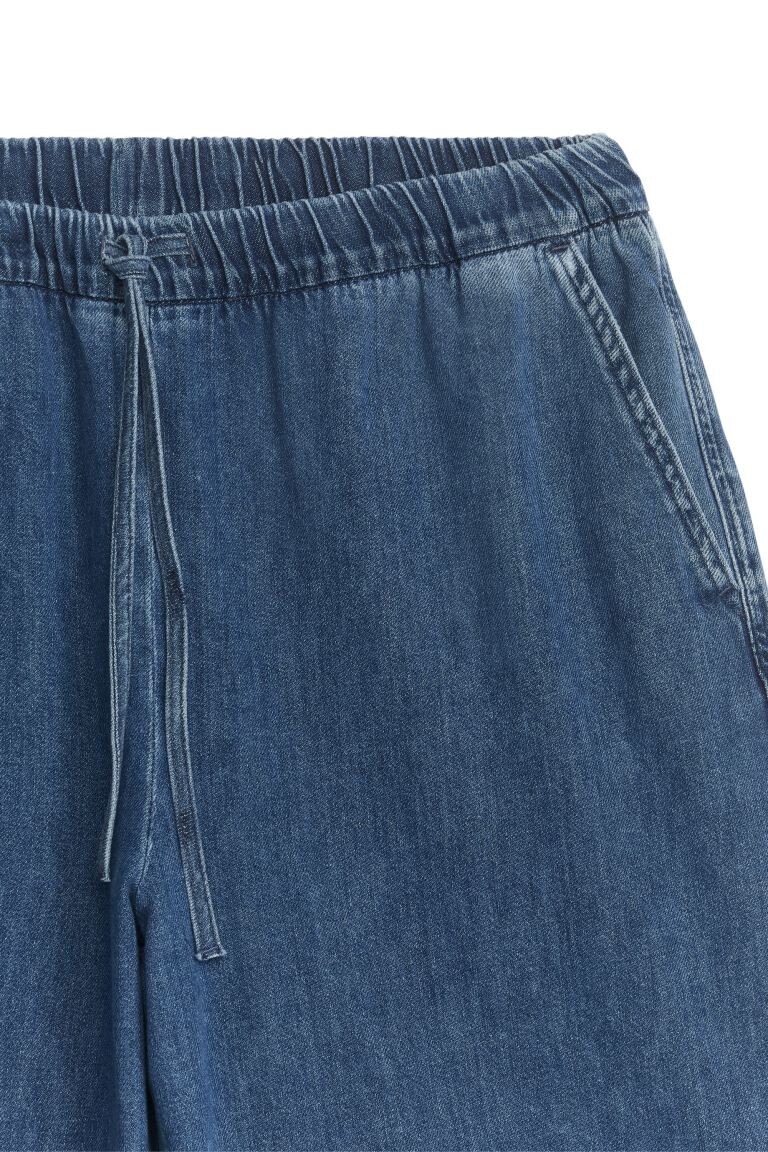 

Свободные джинсовые брюки H&M, синий