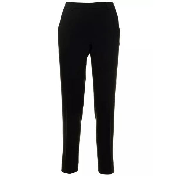 

Брюки pants with side pockets in stretch fabric Alberto Biani, черный