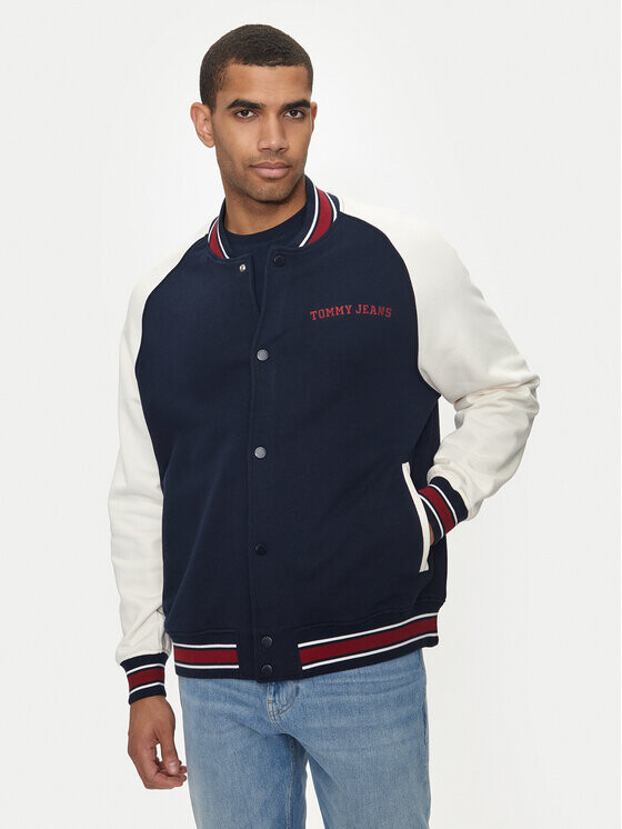 

Куртка-Бомбер свободного кроя Tommy Jeans, синий